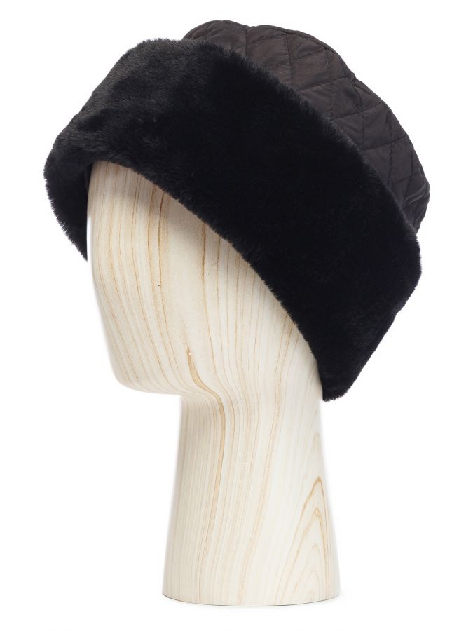 Шапка женская полиэстер LB-M99007 black LABBRA