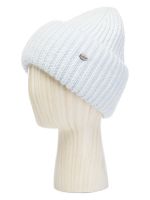 Шапка женская шерсть+акр LB-A53015 white/l.blue LABBRA