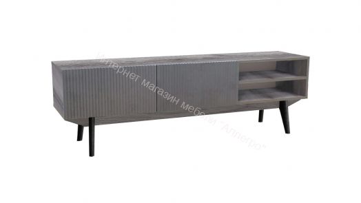 Фант 1 тумба под ТВ МДФ (Фант) Дуб делано/Лофт сильвер пэлас