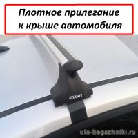 Багажник на крышу Ford Fiesta VI, Атлант, аэродинамические дуги, опора Е