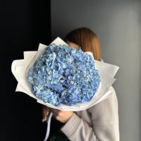 Букет "Синее как море"/гортензия