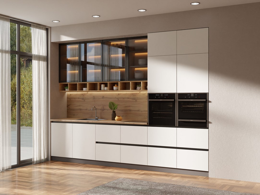 Кухня Виано с профильными ручками Golа