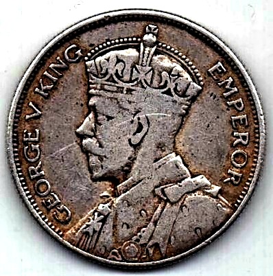 1/2 кроны 1935 Родезия Редкий год Великобритания