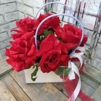 Сумочка с розой