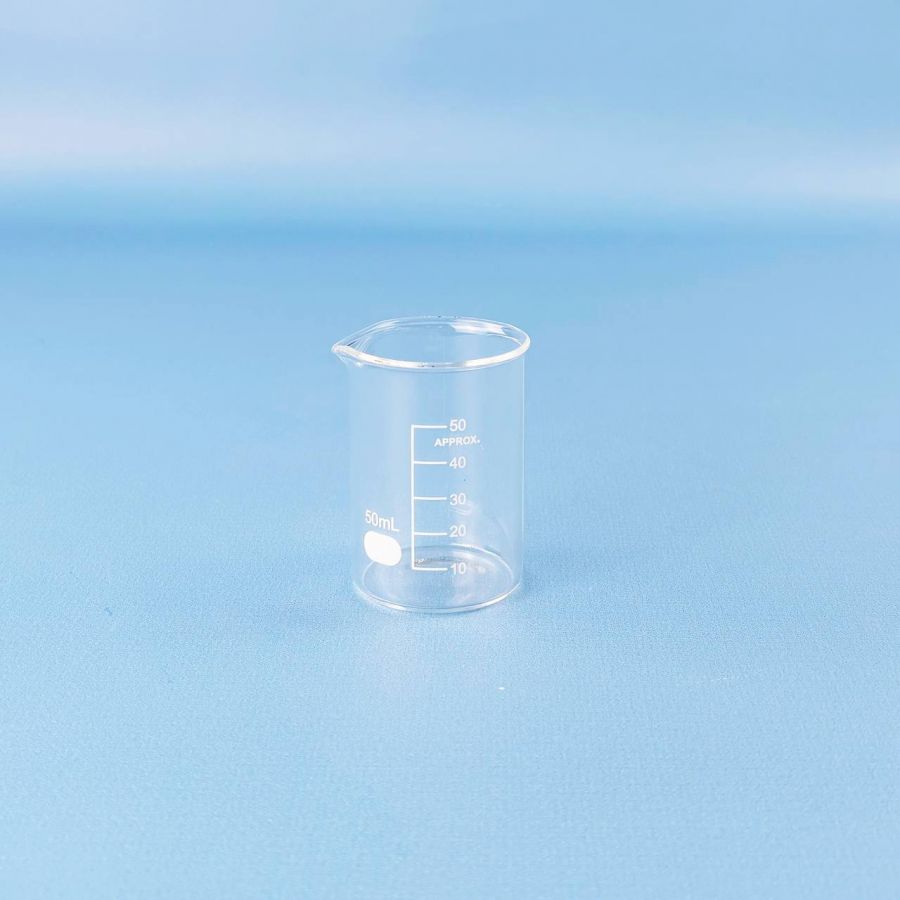 Стакан лабораторный низкий Labdevices Н-1-50, 50 мл, стекло Boro 3.3, градуированный