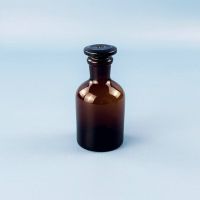 Склянка (штанглас) Labdevices, 125 мл, темное стекло, с притёртой пробкой, узкое горло