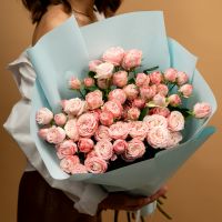 Кустовая роза  15 шт