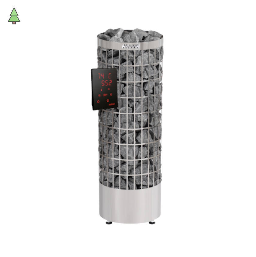 HARVIA Электрическая печь Cilindro PC70XE, нержавеющая сталь (с выносным пультом в комплекте), артикул HPC704XE