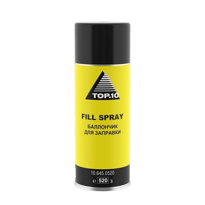 TOP.10 Баллончик для заправки FILL SPRAY 520мл.