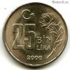 Турция 25.000 лир 2000