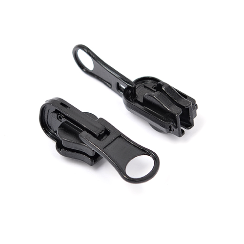 Замок-автомат Mzip (бегунок) реверсивный (двухсторонний) ТР№8 цвет черный (ТР.8.REV.F322.1)