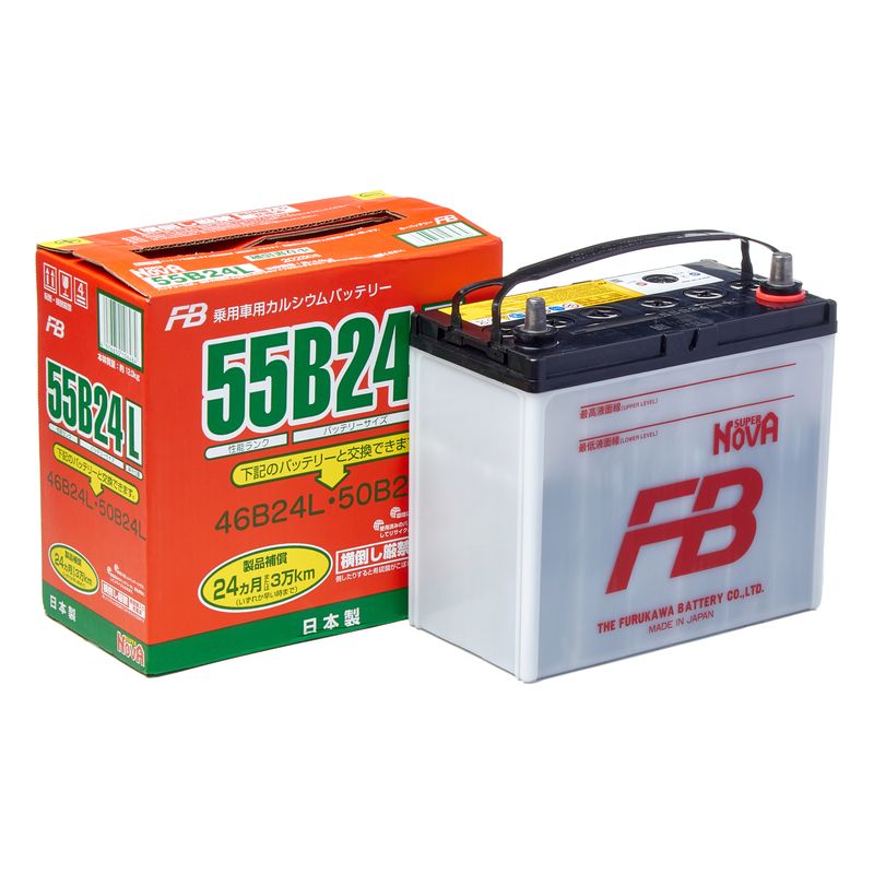 АКБ FB SUPER NOVA 55B24L 45 Ah 480А 25г.