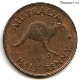 Австралия 1/2 пенни 1964