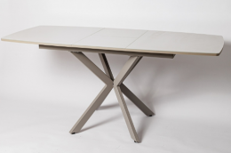 Обеденный стол TWIST раздвижной (ш1300 мм (1700 мм)*г800*в750мм) "ЛаттеКапучино"