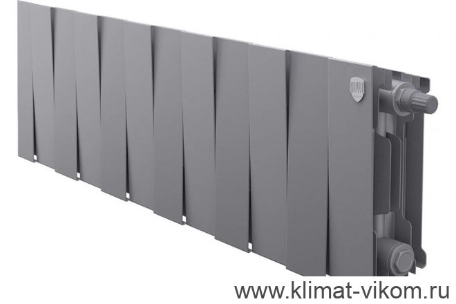 Royal Thermo PianoForte 200 /Silver Satin - 12 секц. VDR