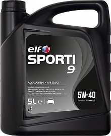 ELF SPORTI 9 5W-40, 5л