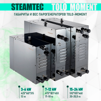 Парогенератор Steamtec TOLO MOMENT 60 - 6 кВт