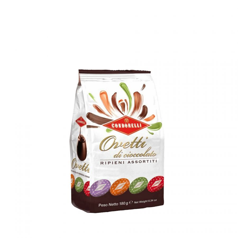 Яйца шоколадные ассорти, Condorelli, 180 г, Ovetti di cioccolato assortiti 180 g