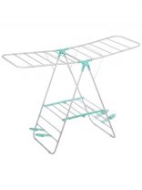 Сушилка для белья напольная, 12 м, 133х50х92 см, складная, 18 кг, бабочка, металл, CD-03, 109603