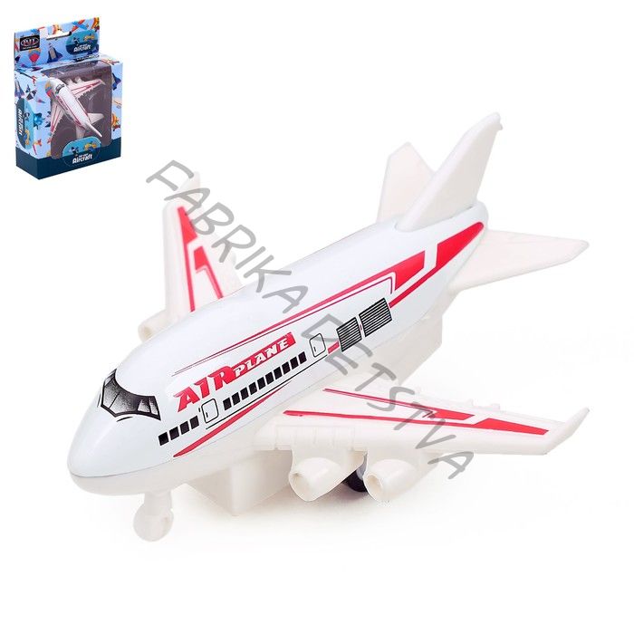 Самолёт металлический «Лайнер», инерционный, МИКС