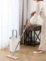 Набор для уборки ведро и швабра c отжимом, Bclean, A260042