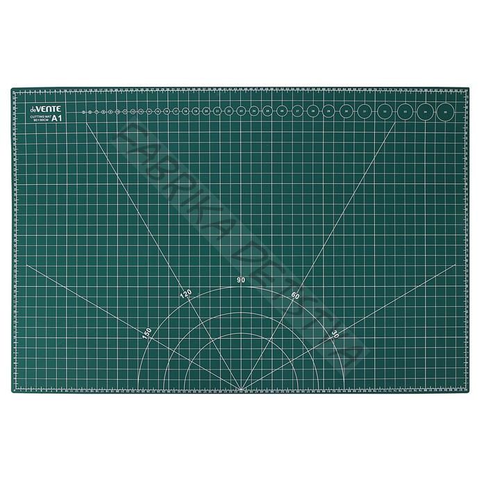 Коврик для резки макетный A1 deVENTE, 3 мм, непрорезаемый, двусторонний, трёхслойный