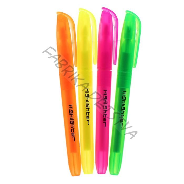 Набор маркеров-текстовыделителей Calligrata, 4 цвета, скошенный наконечник, узел 4 мм