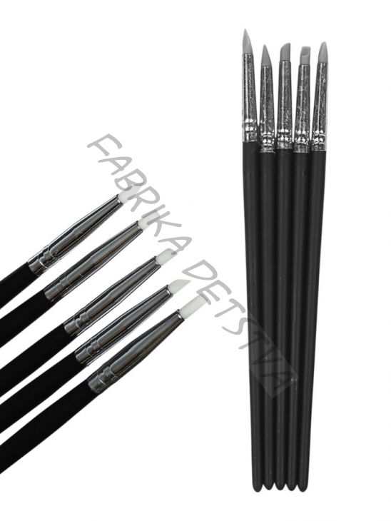 Набор кистей латекс 5 штук, маленькие