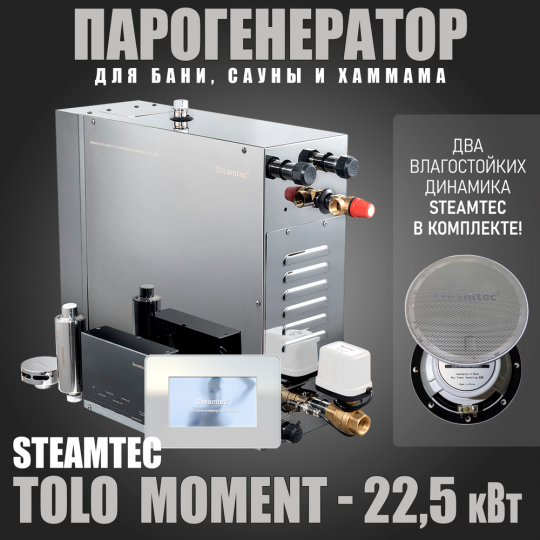 Парогенератор Steamtec TOLO MOMENT 225 - 22,5 кВт