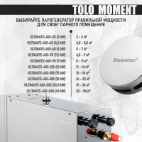 Парогенератор Steamtec TOLO MOMENT 225 - 22,5 кВт