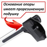 Багажник на крышу Renault Scenic 3, Атлант, аэродинамические дуги Эконом, опора Е