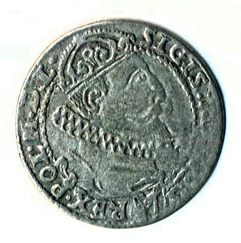 6 грошей 1625 Польша R2 Редкость AUNC