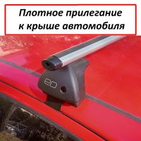 Багажник на крышу Chevrolet Aveo 2002-11 sedan/hatchback, ЕД, аэродинамические дуги