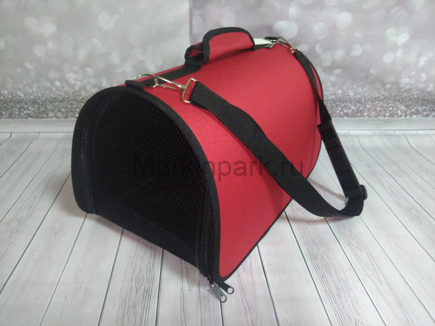 Сумка переноска Каркасная красная