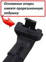 Багажник на крышу Lada Iskra sedan, Lux City (без выступов), с замком, черные крыловидные дуги