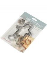 Форма для печенья сталь, 3 шт, фигурная, Y3-1069