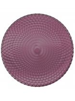 Тарелка обеденная, стекло, 25 см, круглая, Idylle Lilac, Luminarc, A0009/Q1308, розовая