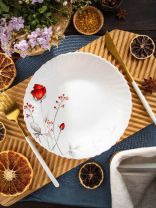 Тарелка десертная, стеклокерамика, 19 см, круглая, Вероника, Daniks, LHP 75/220303