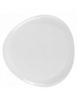 Тарелка обеденная, стеклокерамика, 20.5 см, фигурная, Вайт, RLP80X, белая