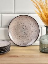 Тарелка десертная, керамика, 20 см, круглая, Глэнс, Daniks, HMN230212A-SI/P