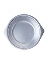 Тарелка обеденная, алюминий, 13 см, мелкая, круглая, Демидово, Scovo, МТ-051