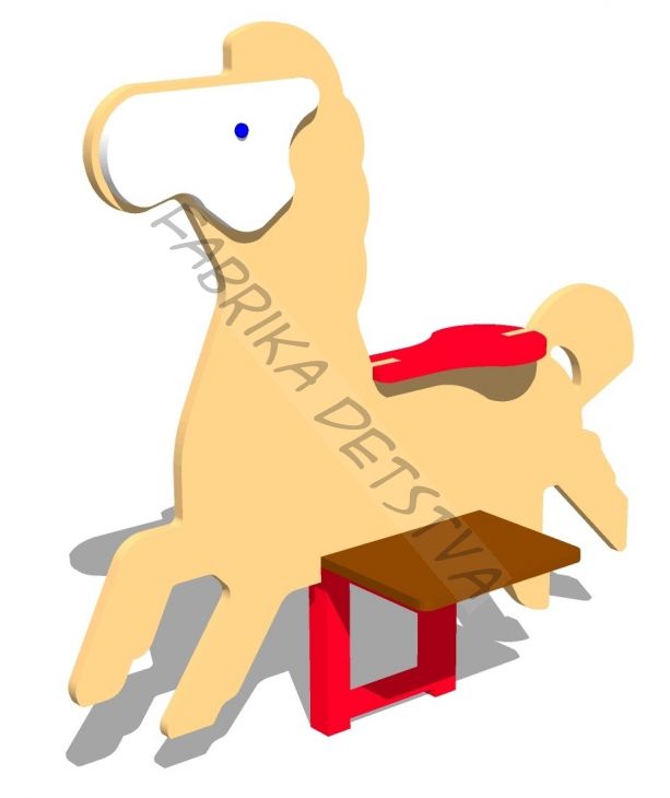 Тематическая скамья "Лошадка"