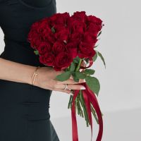 Красная роза 40 см (от 25 шт)