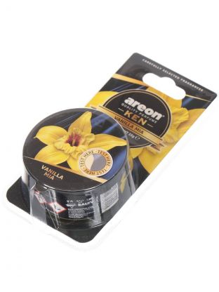 Ароматизатор в машину на панель, гелевый, Areon, Gel Ken Blister Ваниль Миа, 704-AKB-14