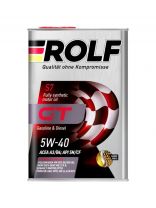 Масло моторное синтетическое, 5W40, Rolf, жестяная банка, 1 л, 322234