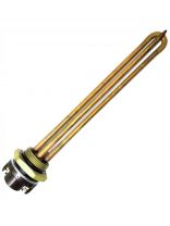 Тэн для водонагревателя универсальный, медь, 3 кВт, R42 мм, под анод, М6, RDT, термостат, 15 A, 70 градусов, C50304