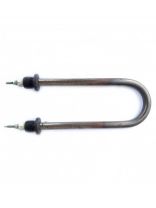 Тэн для воды, нержавеющая сталь, 1 кВт, М21, R30 мм, 195 мм, Ф2, межосевое расстояние 75 мм, 220V, 07.102