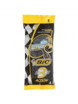 Станок для бритья Bic, Action, для мужчин, 3 лезвия, 4 шт, одноразовые, 919435/872907