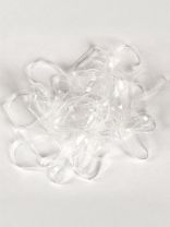 Резинка для волос Прозрачный, 500 шт, набор, 109379