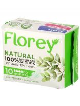 Прокладки женские Florey, Natural Normal, дневные, 10 шт, FNGN010